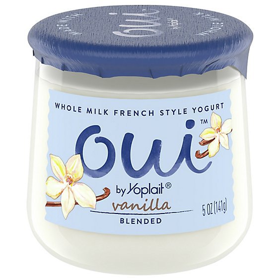 Yoplait Oui Yogurt French Style Vanilla - 5 Oz