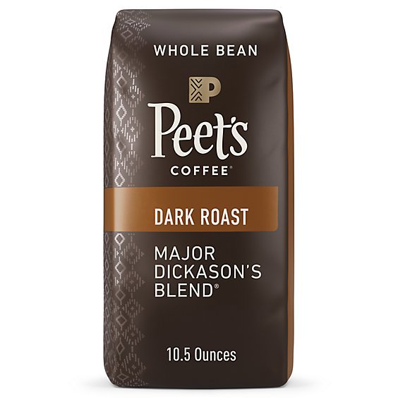 Peet's Coffee Major Dickasons Blend Dark Roast Whole Bean Coffee Bag - 10.5 Oz