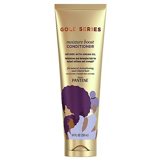 Pantene Gold Series Sulfate-Free Moisture Boost Infused Conditioner - 8.4 Fl. Oz.