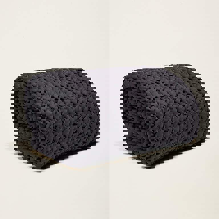 Chunky Knit Organic Weighted Blanket