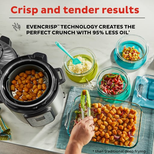 Instant Pot Duo Crisp 11-in-1 Air Fryer and Electric Pressure Cooker Combo 8 Quart