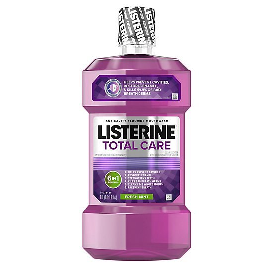 LISTERINE Total Care Mouthwash Anticavity Fresh Mint - 1 Liter