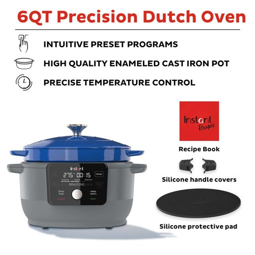 Instant Pot 6-Quart 1500W Electric Round Dutch Oven