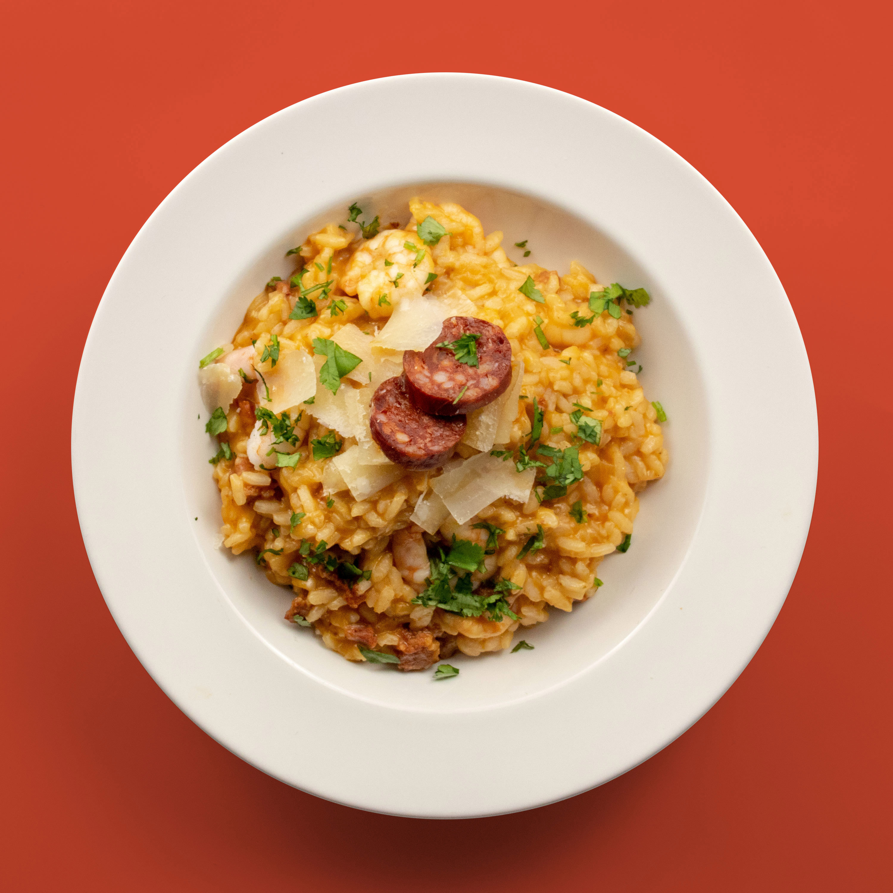 Shrimp Chorizo Risotto